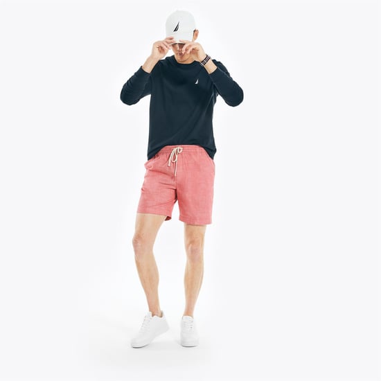 NAUTICA Textured Cotton Boardwalk Shorts