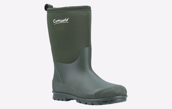 Cotswold Hilly Neoprene Tpr+neopreen Groene Regenlaarzen Voor Kinderen - Image 2