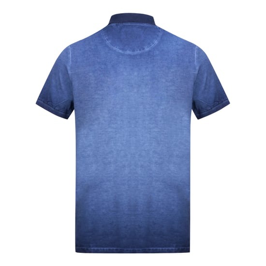 Lyle & Scott Navy Blue Ink Wash Polo Shirt - Image 2