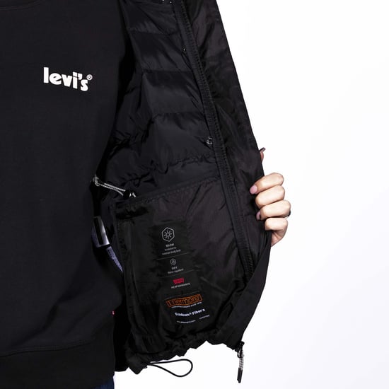 Levis Edie Opvouwbare Jas Zwart - Image 5