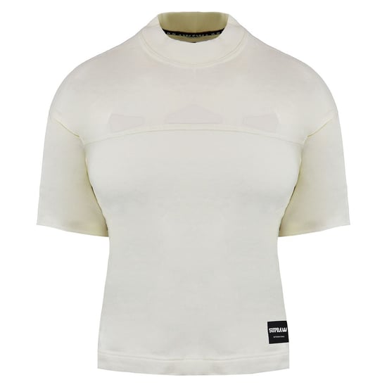Supra International Short Sleeve Crew Neck Cream Womens Boxed Top 192181 036