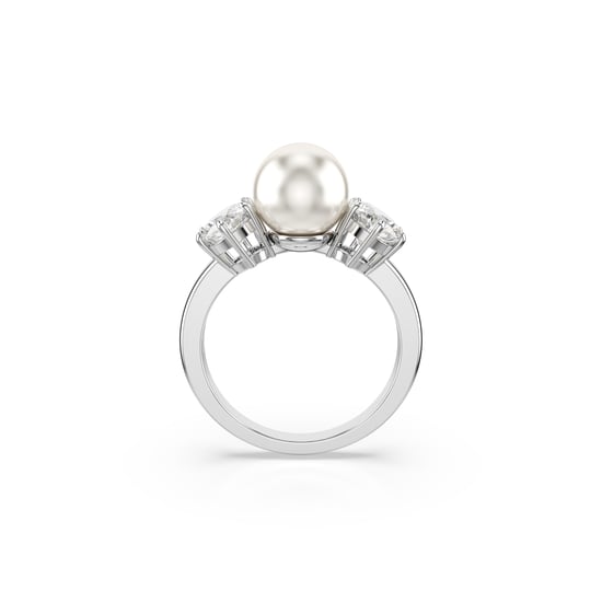 Swarovski 'Matrix' Vrouwen Basismetaal Ring - Zilver 5689631 - Image 4