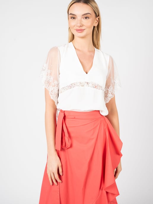 Pinko Top Tama Vrouw Wit - Image 3
