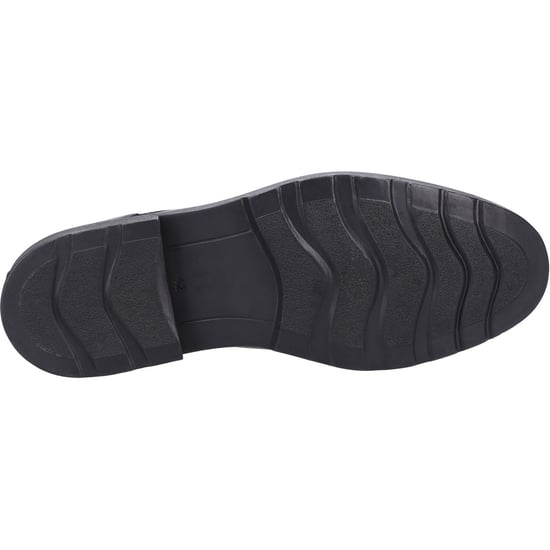 Hush Puppies Pearce Leer Heren Zwart Veterschoenen - Image 3