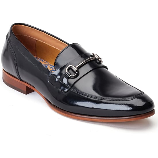 Base London Russo Leren Herenpantoffels Zwart - Image 1