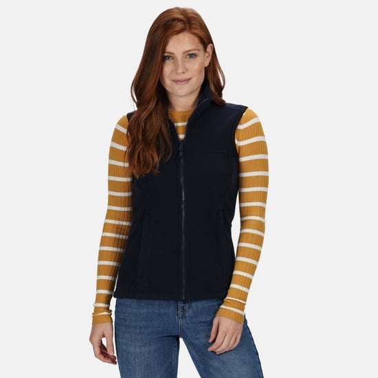 Regatta Womens/Ladies Haber II 250 Series Anti-pill Fleece Bodywarmer / Sleeveless Jacket (Dark Navy)