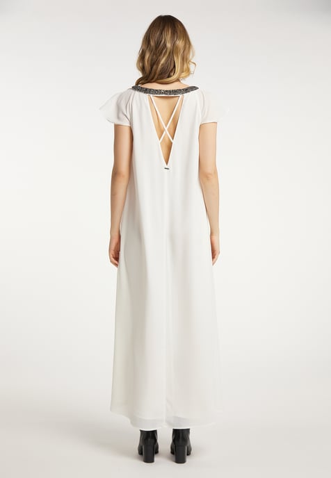 Dreimaster Zomerjurk Dames wolwit - Image 4