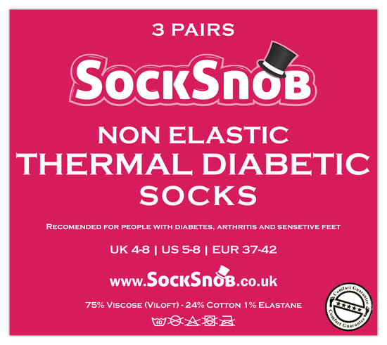 12 stuks sokken zonder elastiek thermo diabetessokken voor dames - Donkerblauw - Image 2