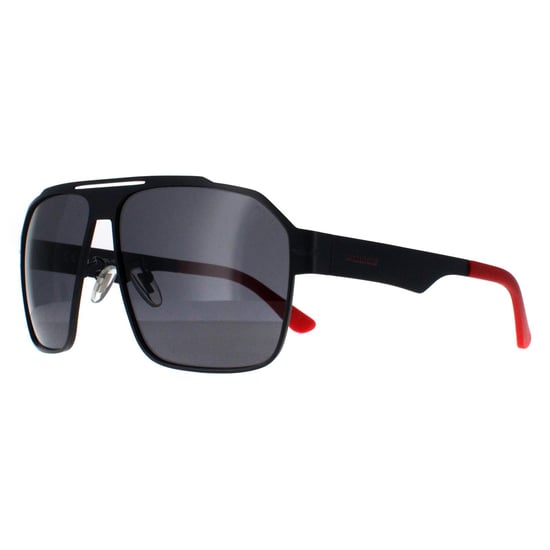 Police Aviator Mens Matte Dark Grey Smoke Polarized SPLL08M Summit 1