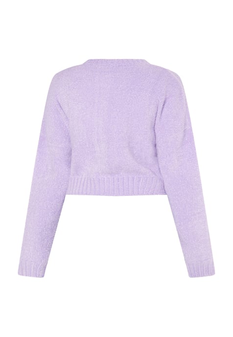 Mymo Gebreid vest Dames violet - Image 2