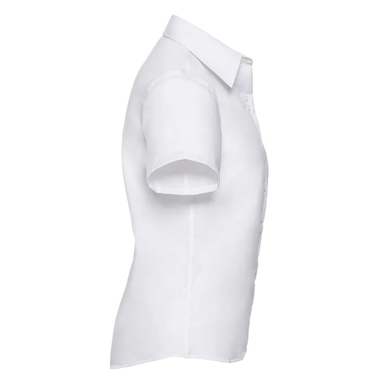 Russell Collection Dames/Dames Ultimate Non-Iron Shirt met Korte Mouwen (Wit) - Image 3