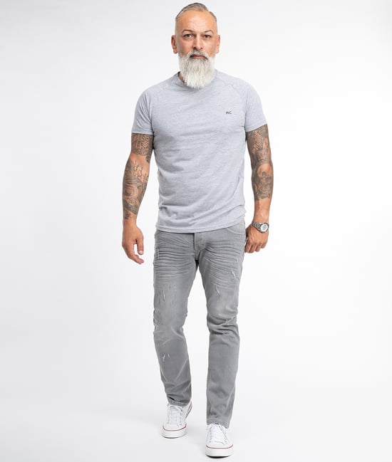 Rock Creek Jeans Straight Cut Grau