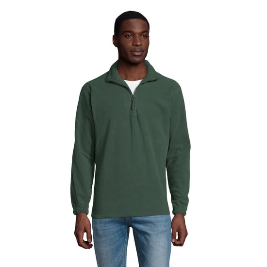 SOLS Volwassen uniseks Ness Half Zip Fleece Top (Dennengroen) - Image 1