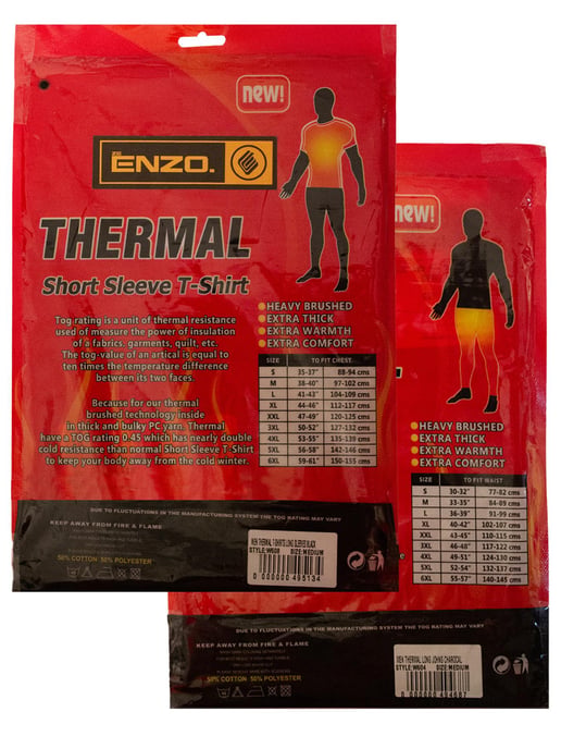 Enzo | Heren Thermo Set Korte Mouw Top & Onderbroek - Image 6