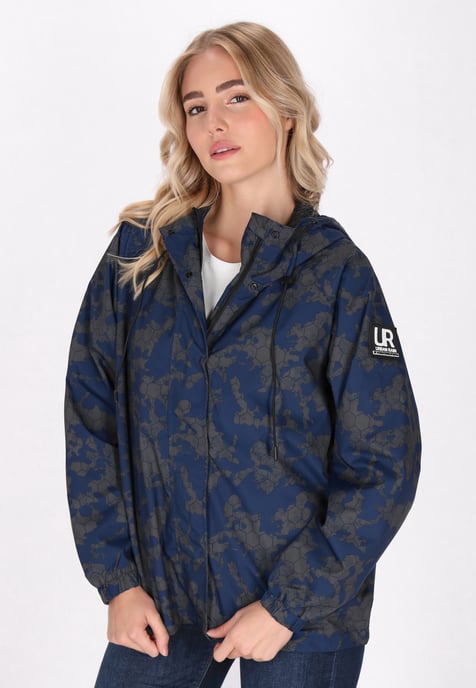 Schmuddelwedda Oversized anorak Dames Donkergrijze marinecamouflage - Image 3