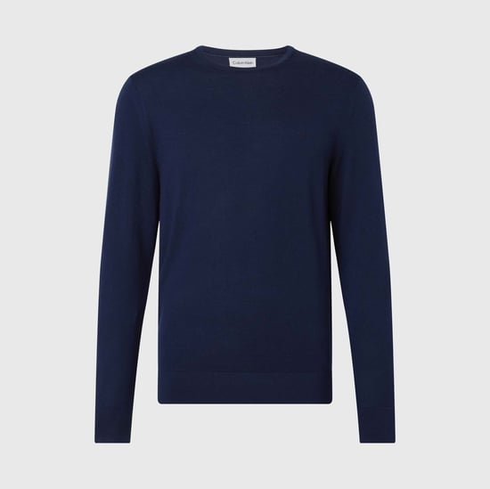 Herentrui Calvin Klein Merino Wol in Navy - Image 1