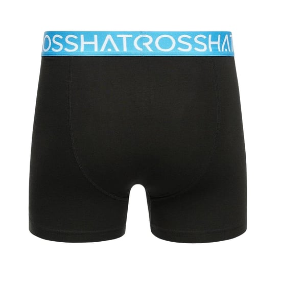Crosshatch Heren Crystaline Boxershorts (Set van 3) (Malibu Blauw/Zwart/Grijs) - Image 2
