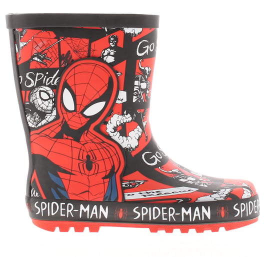 Spiderman Younger Childrens Wellies Roadboy black - Image 2