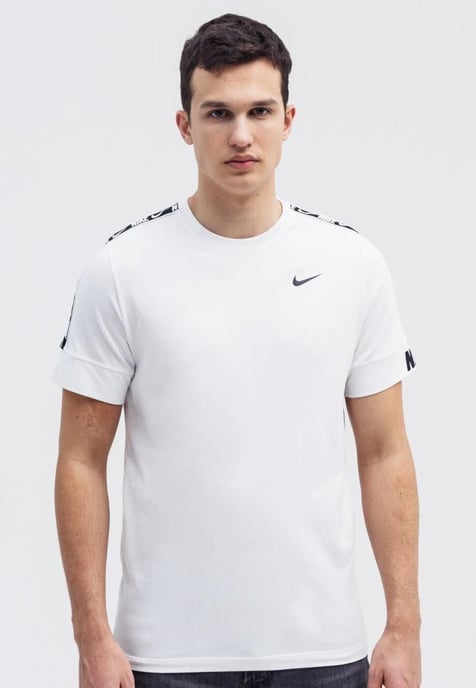 Nike Herhaal T-shirt voor heren in wit - Image 1
