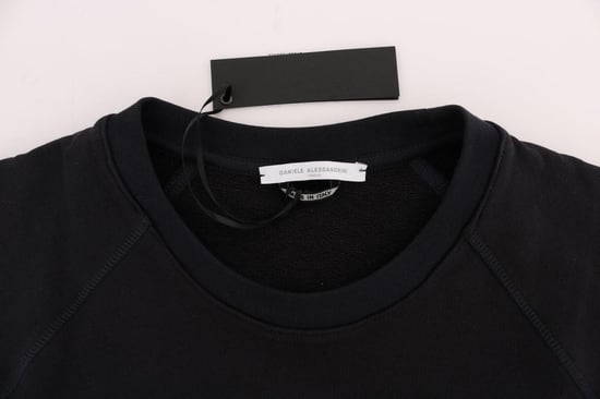 Prachtige Donkere Crewneck Katoenen Trui - Image 5