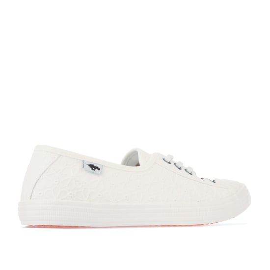 Rocket Dog Chow Chow Elsie sneaker met veteroogjes voor dames, wit - Image 3