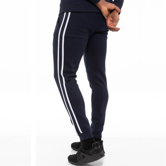 Heren Navy Tracksuit Joggers| Enzo Designer Menswear - Image 2