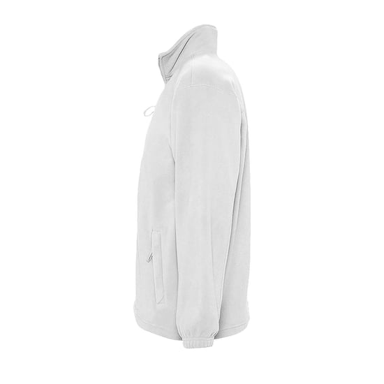 SOLS Heren North Full Zip Outdoor Fleece Jacket (Wit) - Image 3