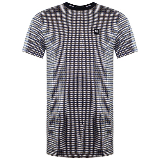 Weekend Overtreder Calvados Ave Heren Geruit T-Shirt - Image 1