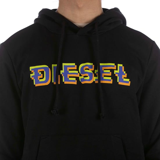 Diesel Sweatshirt S-Ginn Capuchon K27 Zwart - Image 4