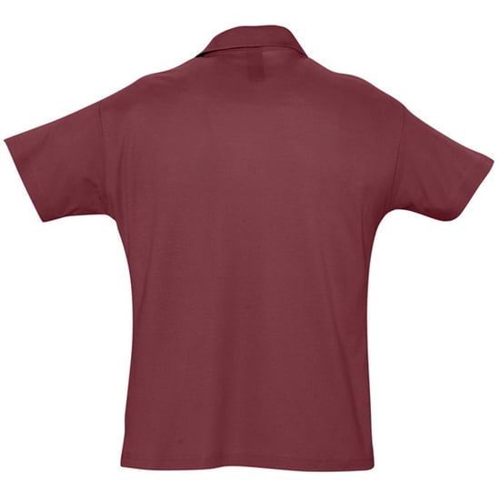 SOLS Heren Zomer II Pique Poloshirt met korte mouwen (Bourgondië) - Image 2
