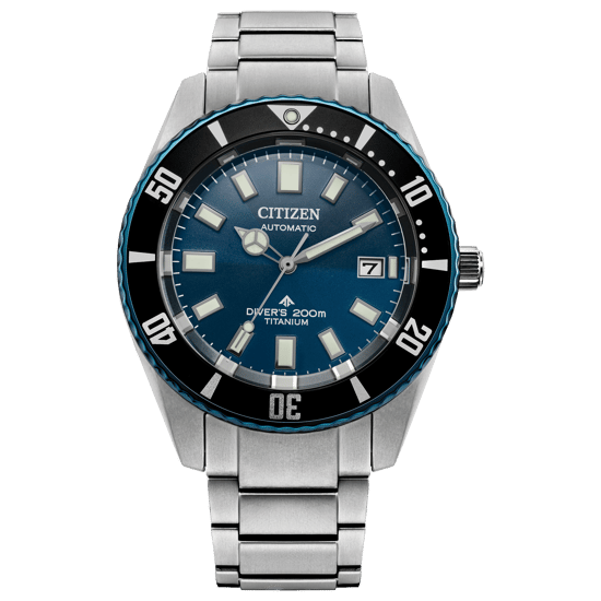 Citizen Promaster Fujitsubo Limited Edition Heren Zilveren Horloge NB6026-56L - Image 1
