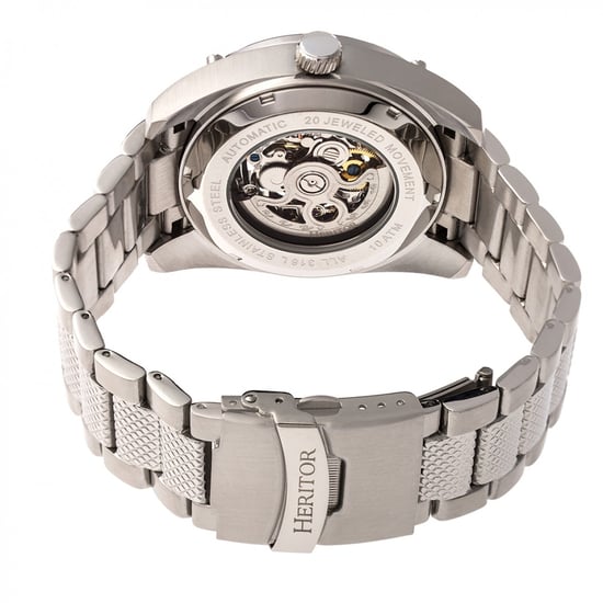 Heritor Automatic Daniels Semi-Skeleton Bracelet Watch