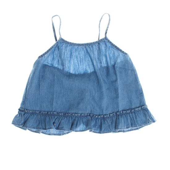 Sleeveless denim blouse 664737 girls