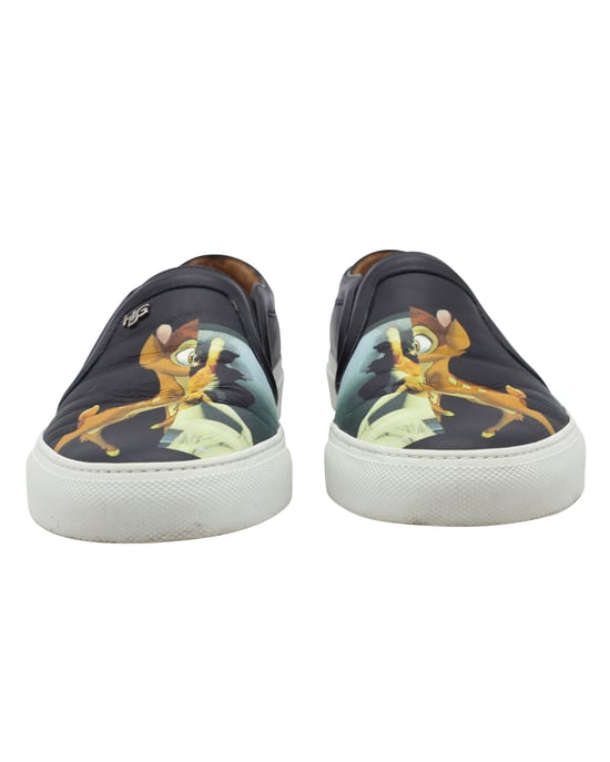 Givenchy Bambi Skate Sneakers in Zwart Leer - Image 2