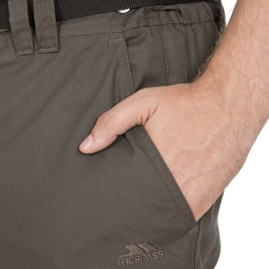 Trespass Mens Clifton TP75 Cargo Trousers (Khaki)
