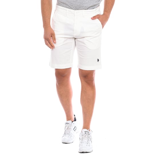 Bermuda shorts with straight cut hem 67921 men
