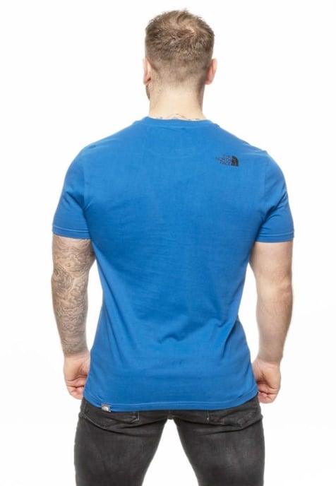 The North Face Heren SS Simple Dome T Shirt Bomber Blue - Image 2