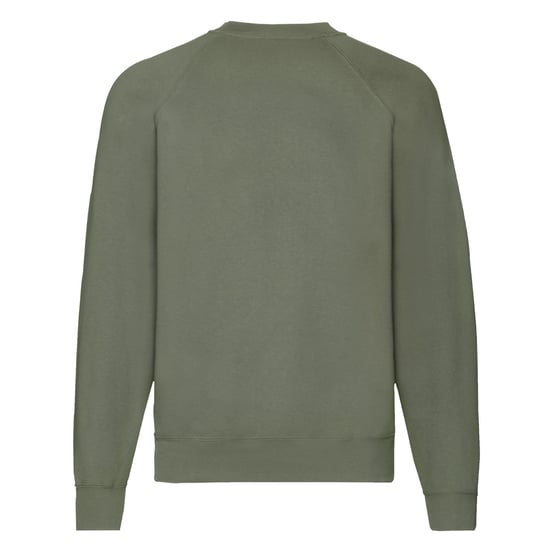 Fruit of the Loom Heren Klassiek 80/20 Raglan Sweatshirt (Klassieke Olijf) - Image 2