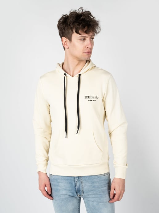 Iceberg blouse Hoodie Mannen beige - Image 3