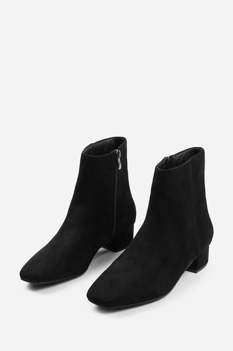 Wheres That From Womens 'Odetta' Low Block Heel Ankle Boot With Side Zip