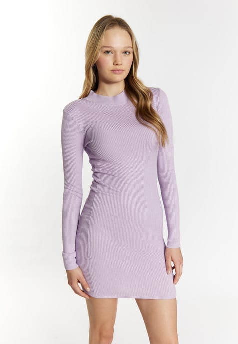 Mymo Mini-gebreide jurk Dames violet - Image 3