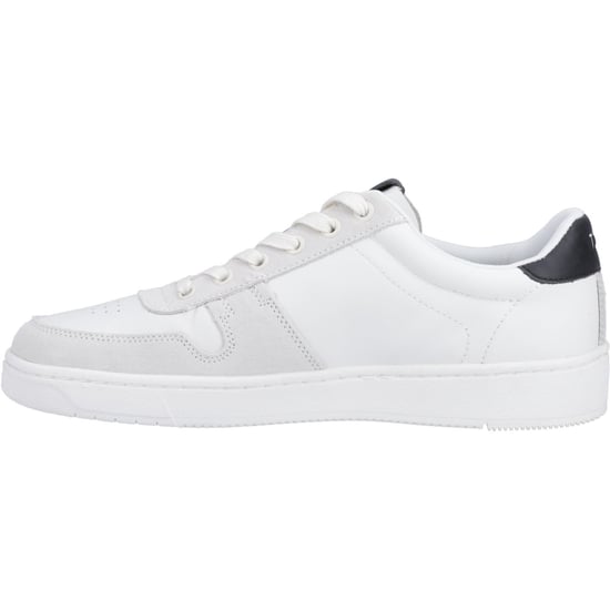 TOMS TRVL Lite Court Leather Heren Wit/Zwart Trainers - Image 4