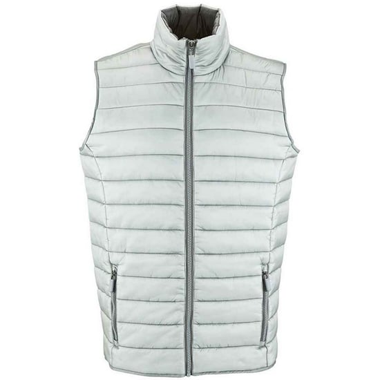 SOLS Heren Wave lichtgewicht bodywarmer (Metaalgrijs) - Image 1