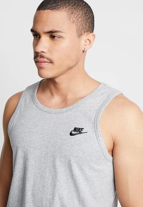 Nike Athletic Gym Casual Vest-tanktop voor heren in grijs - Image 3