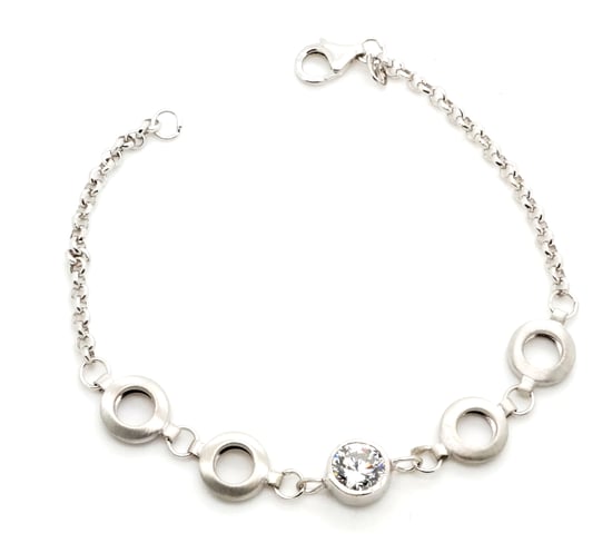 Orphelia Dames 925 Sterling Zilveren Armband - Zilver ZA-1008 - Image 4