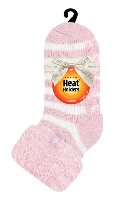 Heat Holders - Non Slip Bedsokken voor dames - Ballerina Pink (Auckland) - Image 2