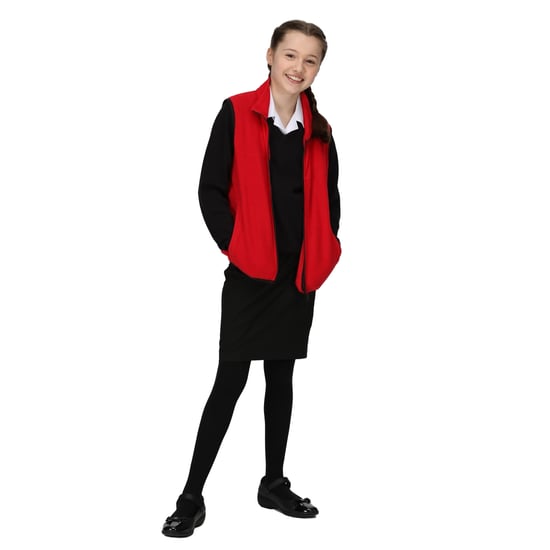 Regatta Childrens/Kids Microfleece Body Warmer (Classic Red)