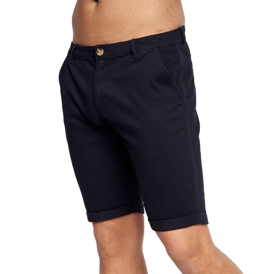 Crosshatch Heren Sinwood Chino Shorts (Marineblauw) - Image 4
