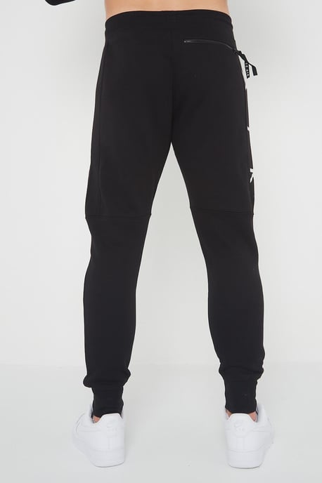 Nike Air heren fleece joggingbroek in zwart - Image 2