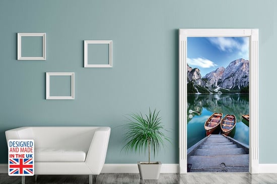 Steps To Freedom Self-Adhesive Door Mural Sticker For All Europe Size 90CmX200CM
